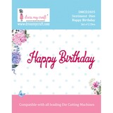 Dress My Craft Cutting Die Sentiment Happy Birthday (DMCD2805) (OUTLET)