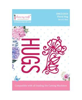 Dress My Craft Cutting Die Floral Hug (DMCD2024) (OUTLET)