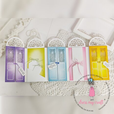 Dress My Craft Brads Colored Green Yellow (100pcs) (DMCA6209) (OUTLET)