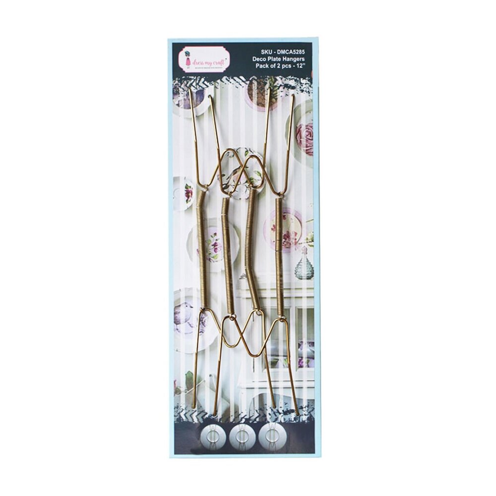 Dress My Craft Deco Plate Hangers 12 Inch (2pcs) (DMCA5285) (OUTLET)