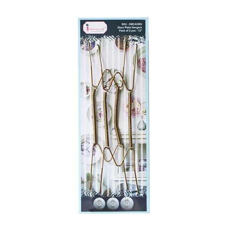 Dress My Craft Deco Plate Hangers 12 Inch (2pcs) (DMCA5285) (OUTLET)