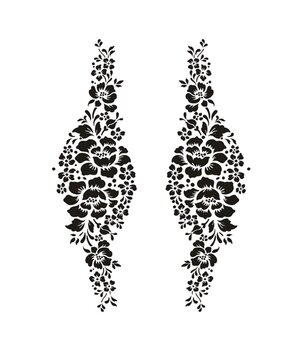 Dress My Craft Stencil A4 Flowers Lane (DMC-479) (OUTLET)