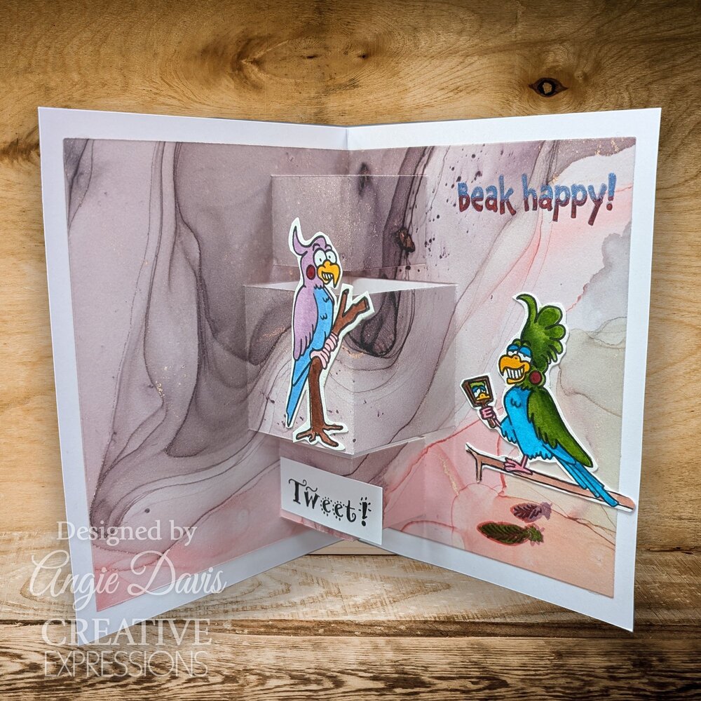 Creative Expressions Designer Boutique Clear Stamp A5 A Wheelie Good Day (UMSDB180) (OUTLET)