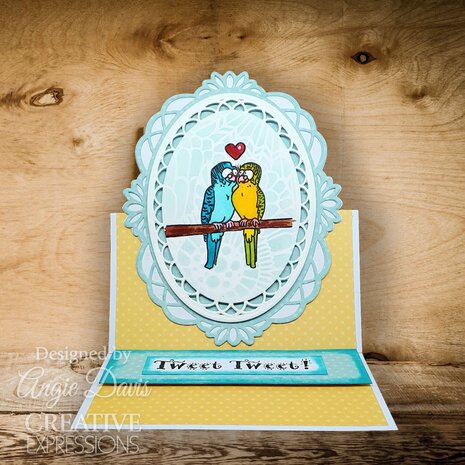 Creative Expressions Designer Boutique Clear Stamp A5 A Wheelie Good Day (UMSDB180) (OUTLET)