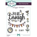 Creative Expressions Designer Boutique Clear Stamp A6 Enough (UMSDB158) (OUTLET)