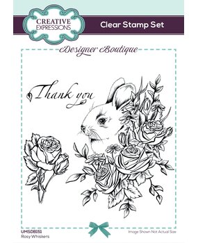 Creative Expressions Designer Boutique Clear Stamp A6 Rosy Whiskers (UMSDB151) (OUTLET)