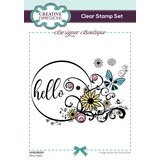 Creative Expressions Designer Boutique Clear Stamp A6 Why Hello (UMSDB129) (OUTLET)