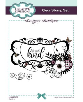 Creative Expressions Designer Boutique Clear Stamp A6 Be Kind (UMSDB128) (OUTLET)