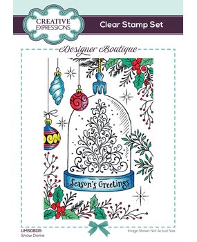 Creative Expressions Designer Boutique Clear Stamp A6 Snow Dome (UMSDB115) (OUTLET)