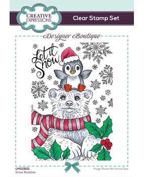 Creative Expressions Designer Boutique Clear Stamp A6 Snow Buddies (UMSDB111) (OUTLET)