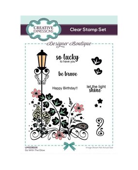 Creative Expressions Designer Boutique Go With The Glow A6 Clear Stamps (UMSDB106) (OUTLET)