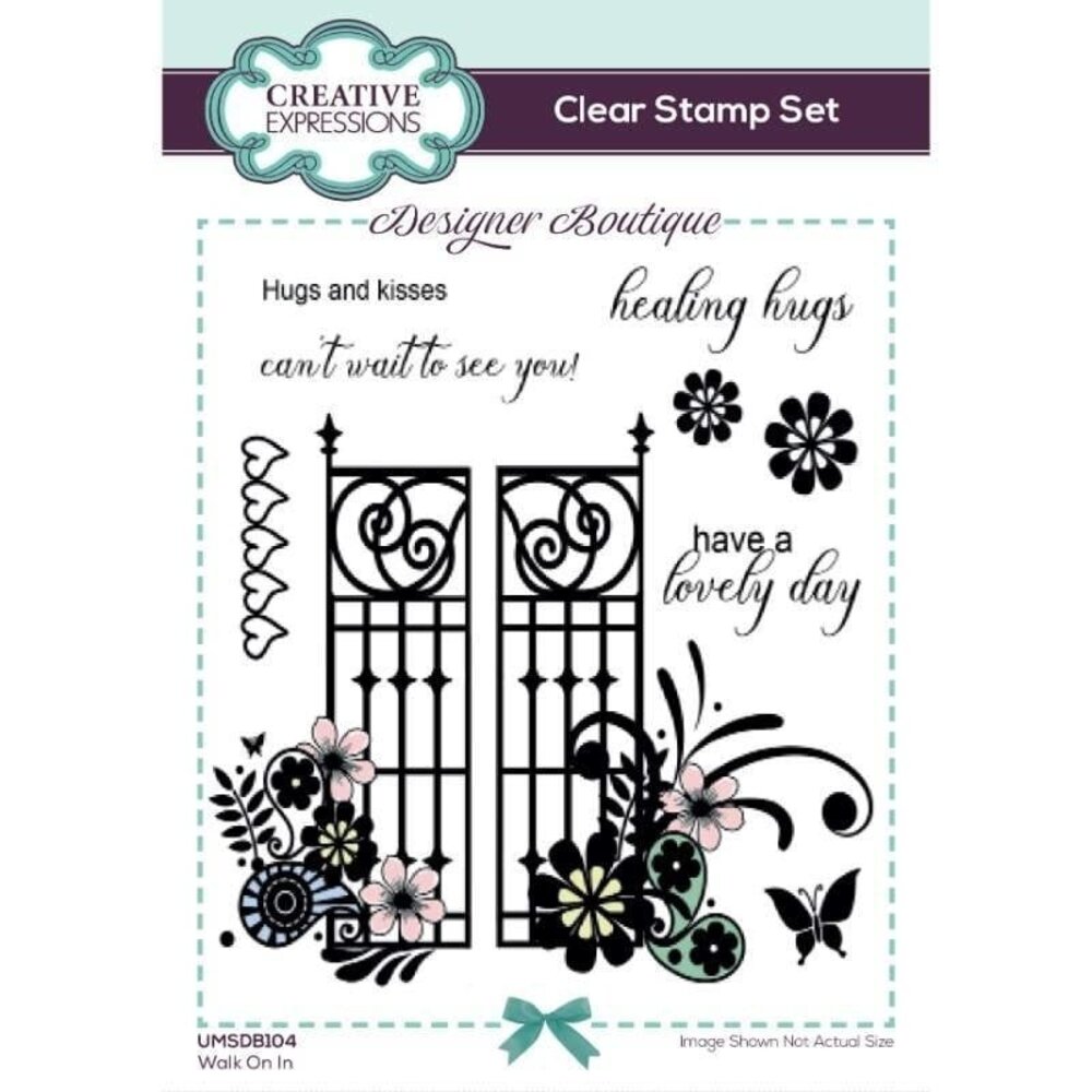 Creative Expressions Designer Boutique Walk On In A6 Clear Stamps (UMSDB104) (OUTLET) Creative Expressions Designer Boutique Walk On In A6 Clear Stamps (UMSDB104) (OUTLET)