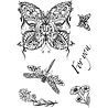 Creative Expressions Designer Boutique Doodle Butterfly A6 Clear Stamps (UMSDB103) (OUTLET)