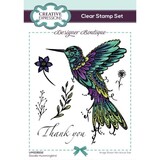 Creative Expressions Designer Boutique Doodle Hummingbird A6 Clear Stamps (UMSDB102) (OUTLET)