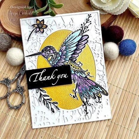 Creative Expressions  Designer Boutique Doodle Hummingbird A6 Clear Stamps (UMSDB102) (OUTLET)