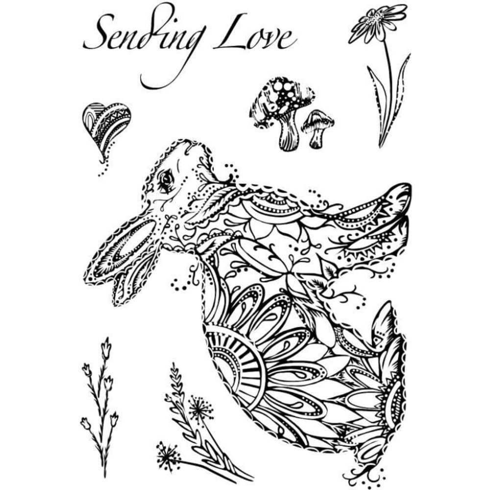 Creative Expressions Designer Boutique Doodle Bunny A6 Clear Stamps (UMSDB098) (OUTLET) Creative Expressions Designer Boutique Doodle Bunny A6 Clear Stamps (UMSDB098) (OUTLET)