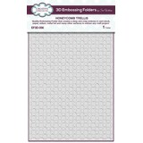 Creative Expressions Sue Wilson 3D Embossing Folder Honeycomb Trellis (EF3D-056) (OUTLET)