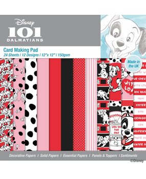 Creative Expressions 101 Dalmatians 12x12 Inch Card Making Pad (DYP0065) (OUTLET)