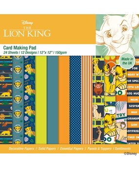 Creative Expressions The Lion King 12x12 Inch Card Making Pad (DYP0061) (OUTLET)