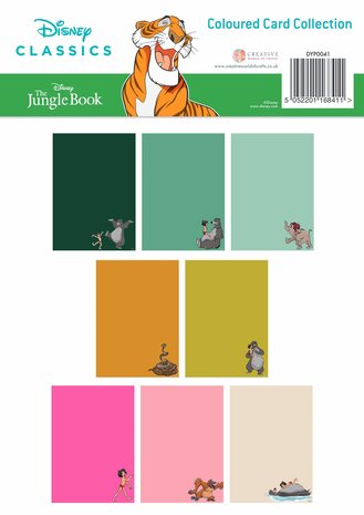 Creative Expressions The Jungle Book A4 Coloured Card Collection (DYP0041) (OUTLET)