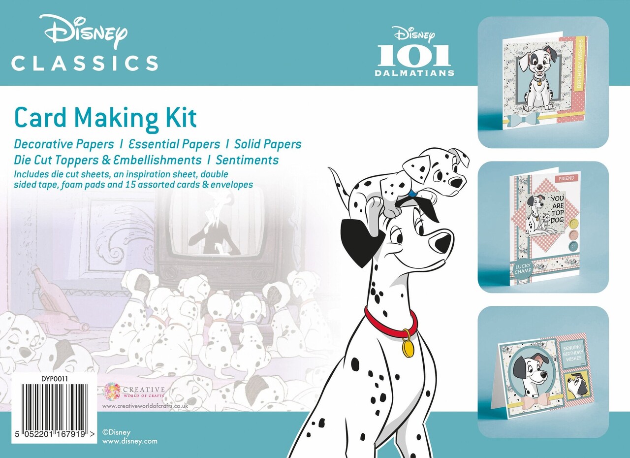 Creative Expressions 101 Dalmatians A4 Box Card Making Kit (DYP0011) (OUTLET)