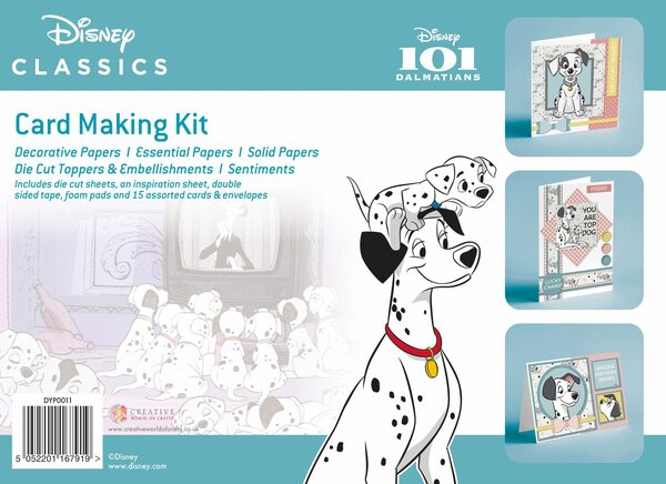 Creative Expressions 101 Dalmatians A4 Box Card Making Kit (DYP0011) (OUTLET)
