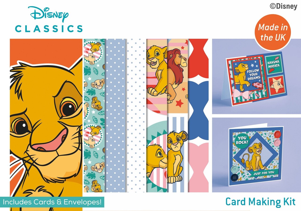 Creative Expressions The Lion King A4 Box Card Making Kit (DYP0007) (OUTLET)