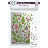 Creative Expressions Winter Foliage Companion Colouring Stencil (CEST171) (OUTLET)