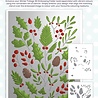 Creative Expressions Winter Foliage Companion Colouring Stencil (CEST171) (OUTLET)