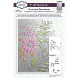 Creative Expressions Companion Colouring Stencil Sunshine Serenade (2pcs) (CEST155) (OUTLET)