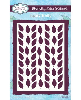 Creative Expressions Helen Colebrook Stencil A5 Leafy Trails (CEST088) (OUTLET)