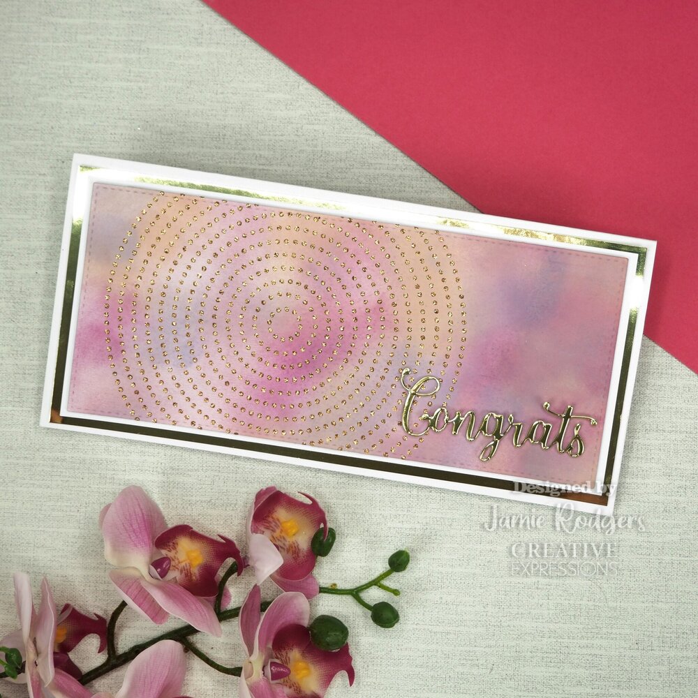 Creative Expressions Jamie Rodgers Stencil Outline Duo Circles (2pcs) (CEST080) (OUTLET)