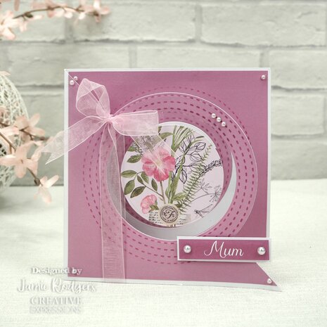 Creative Expressions Jamie Rodgers Stencil Outline Duo Circles (2pcs) (CEST080) (OUTLET)