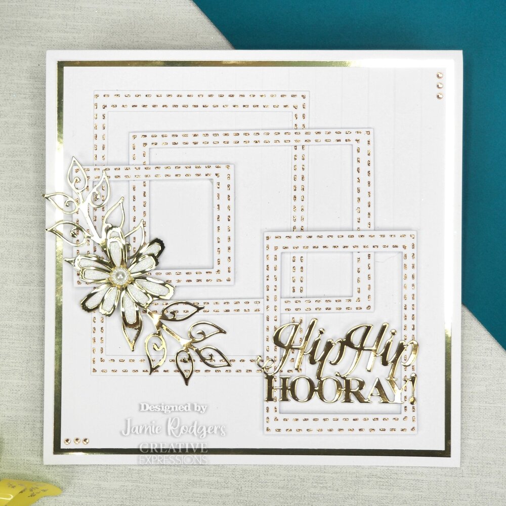 Creative Expressions Jamie Rodgers Stencil Outline Duo Rectangles (2pcs) (CEST079) (OUTLET)