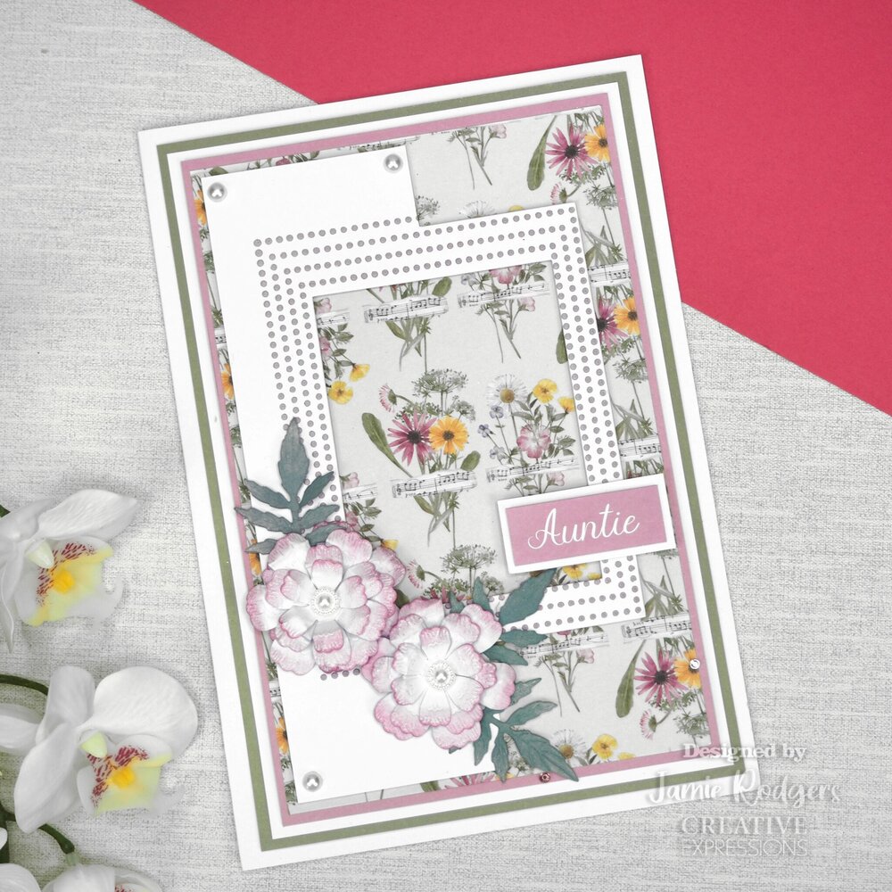 Creative Expressions Jamie Rodgers Stencil Outline Duo Rectangles (2pcs) (CEST079) (OUTLET)