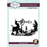 Creative Expressions Paper Panda Rubber Stamp A6 Who Are You? (CERPP012) (OUTLET)
