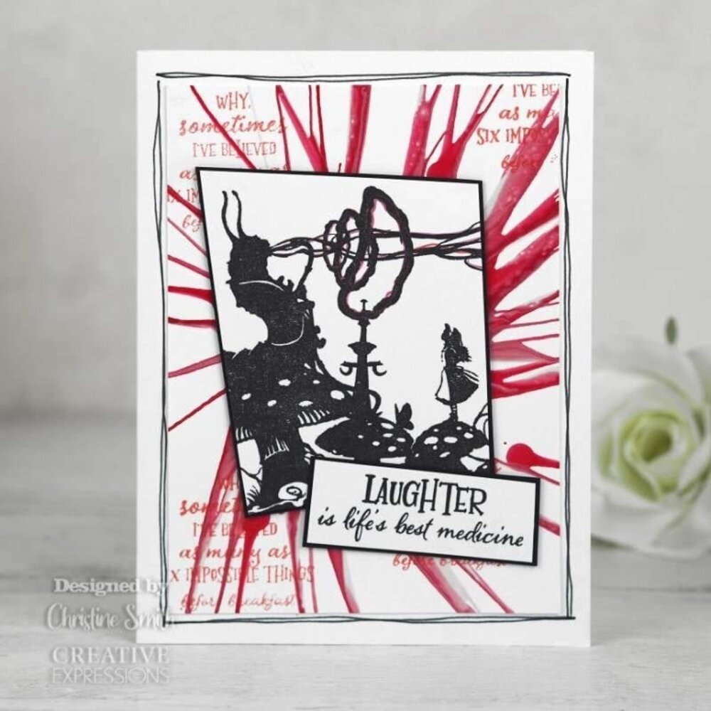Creative Expressions Paper Panda Rubber Stamp A6 Who Are You? (CERPP012) (OUTLET)