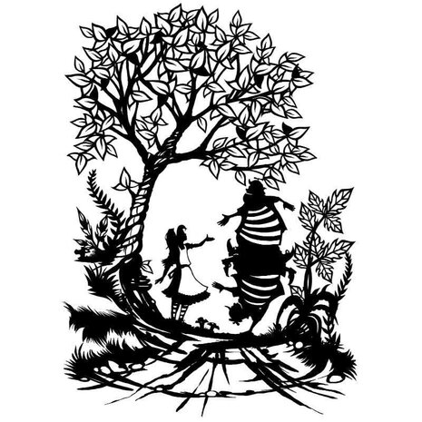 Creative Expressions Paper Panda Rubber Stamp A6 Tweedledum and Tweedledee (CERPP011) (OUTLET)