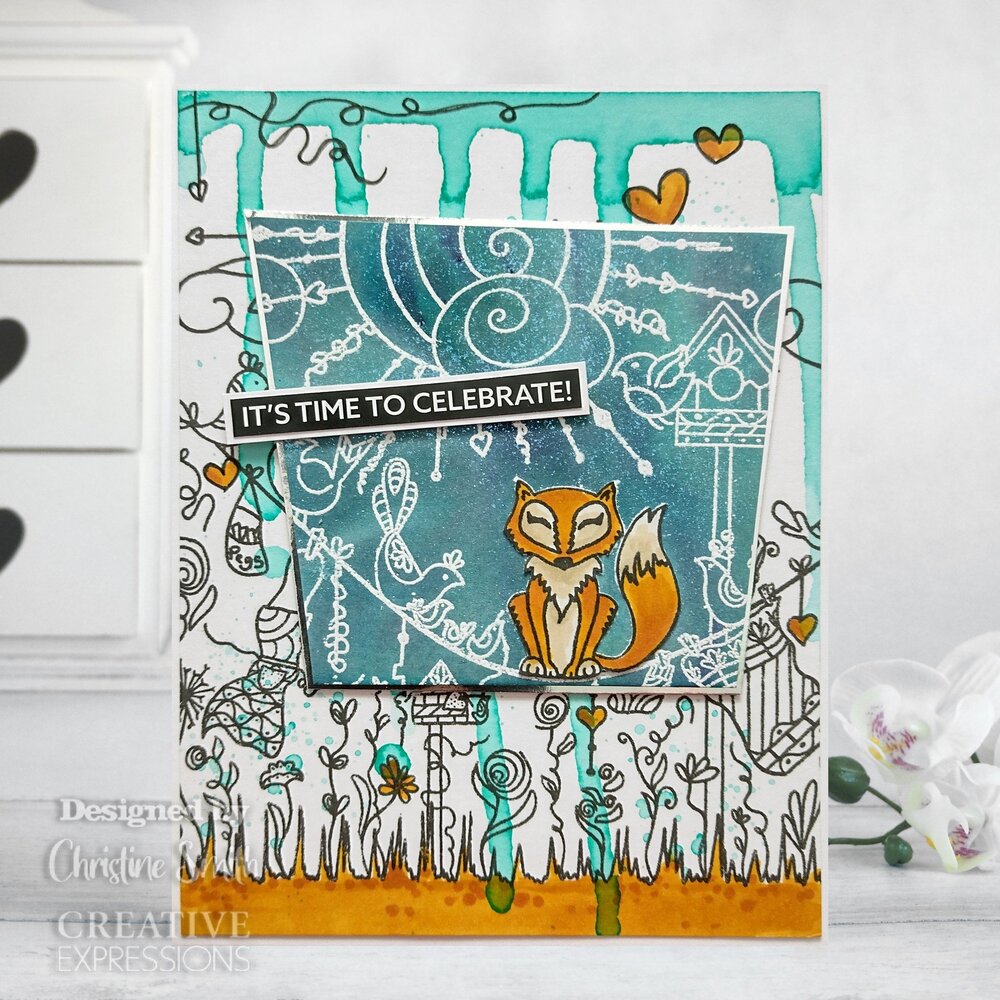 Creative Expressions Bonnita Moaby Rubber Stamp A6 Hanging Out (CER031) (OUTLET)