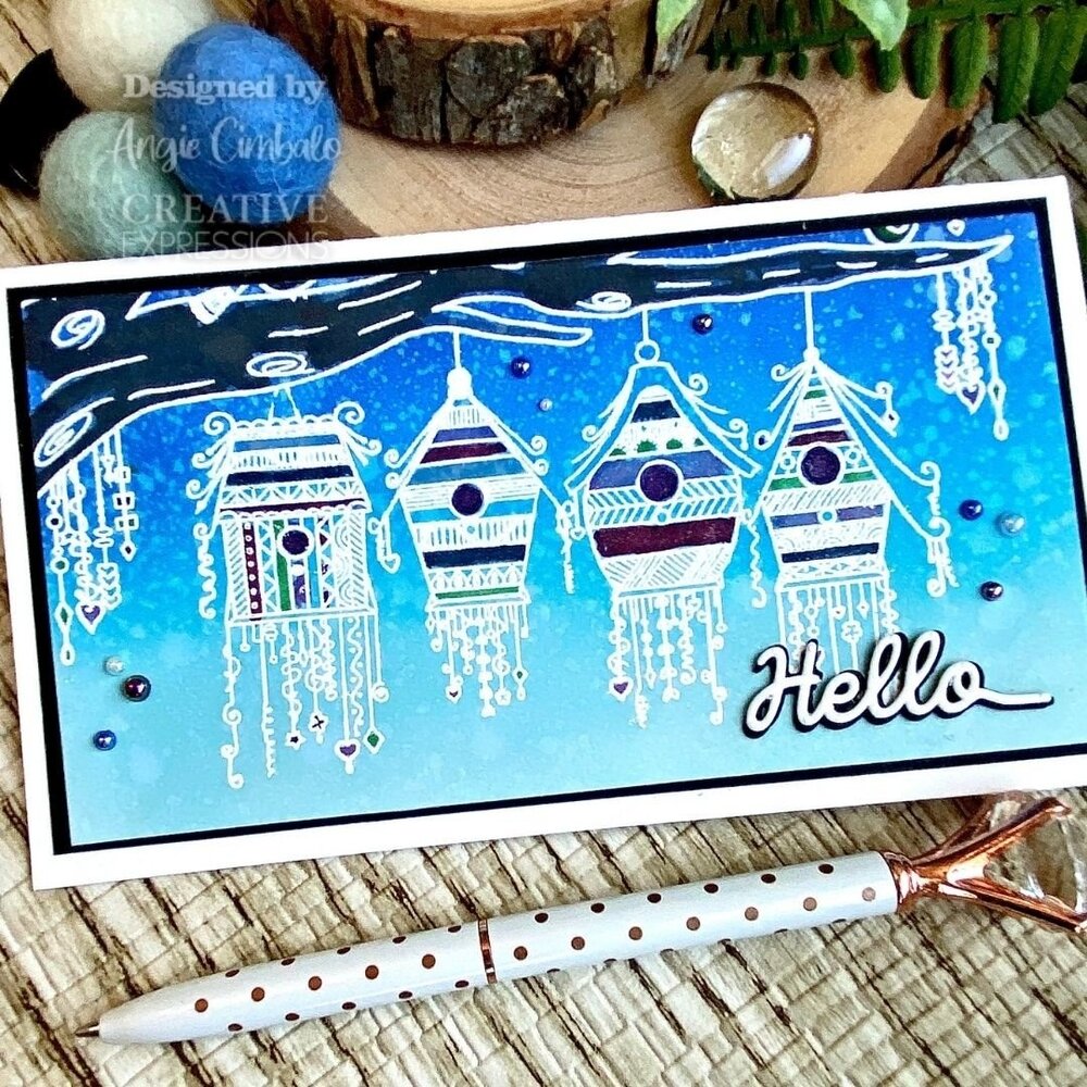 Creative Expressions Bonnita Moaby Rubber Stamp A6 Bird Street (CER029) (OUTLET)