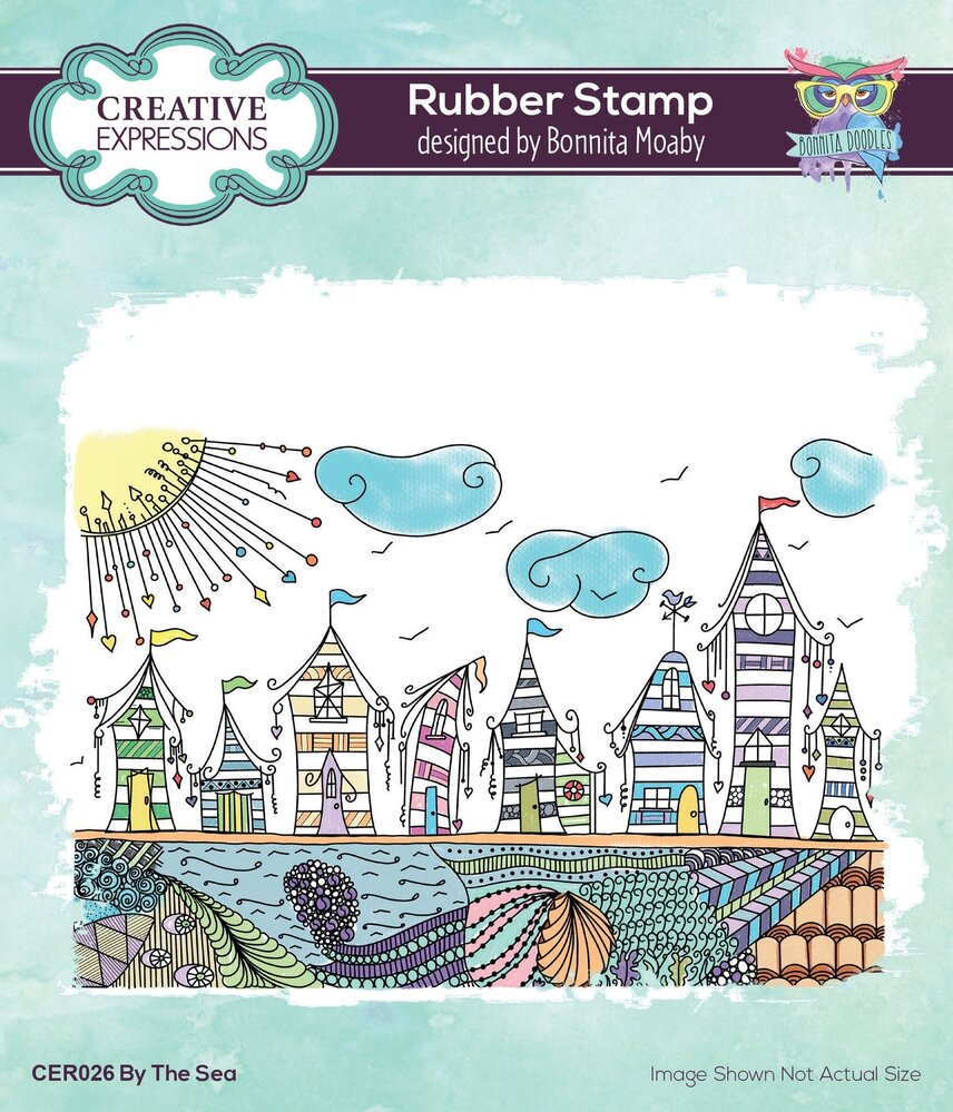 Creative Expressions Bonnita Moaby Rubber Stamp A6 By The Sea (CER026) (OUTLET)