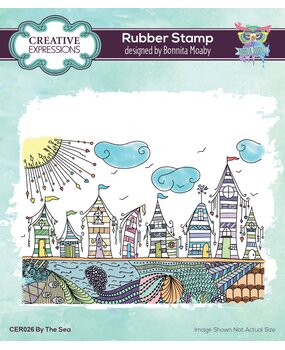 Creative Expressions Bonnita Moaby Rubber Stamp A6 By The Sea (CER026) (OUTLET)