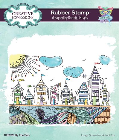 Creative Expressions Bonnita Moaby Rubber Stamp A6 By The Sea (CER026) (OUTLET)
