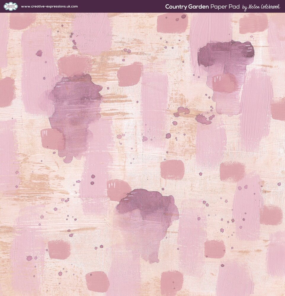 Creative Expressions Helen Colebrook 8x8 Inch Paper Pad Country Garden (CEPP0016) (OUTLET)