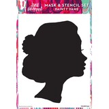 Creative Expressions Jane Davenport Mask & Stencil A4 Dainty Dame (CEJDST007) (OUTLET)
