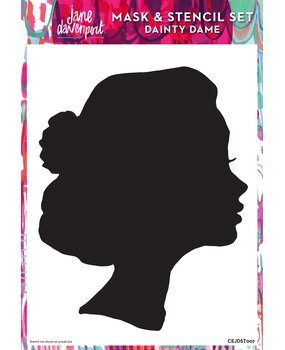 Creative Expressions Jane Davenport Mask & Stencil A4 Dainty Dame (CEJDST007) (OUTLET)