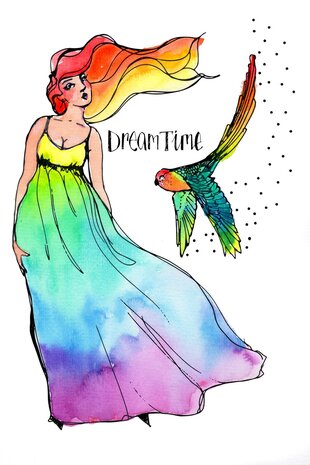 Creative Expressions Jane Davenport Clear Stamp Set Dream Time (CEJDCS020) (OUTLET)