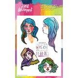 Creative Expressions Jane Davenport Clear Stamp Set Lots On Their Mind (CEJDCS018) (OUTLET)