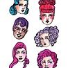 Creative Expressions Jane Davenport Clear Stamp Set Starlets 1 (CEJDCS016) (OUTLET)