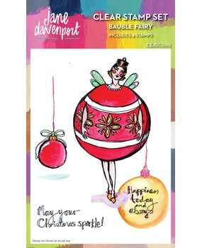 Creative Expressions Jane Davenport Clear Stamp Bauble Fairy (CEJDCS015) (OUTLET) Creative Expressions Jane Davenport Clear Stamp Bauble Fairy (CEJDCS015) (OUTLET)